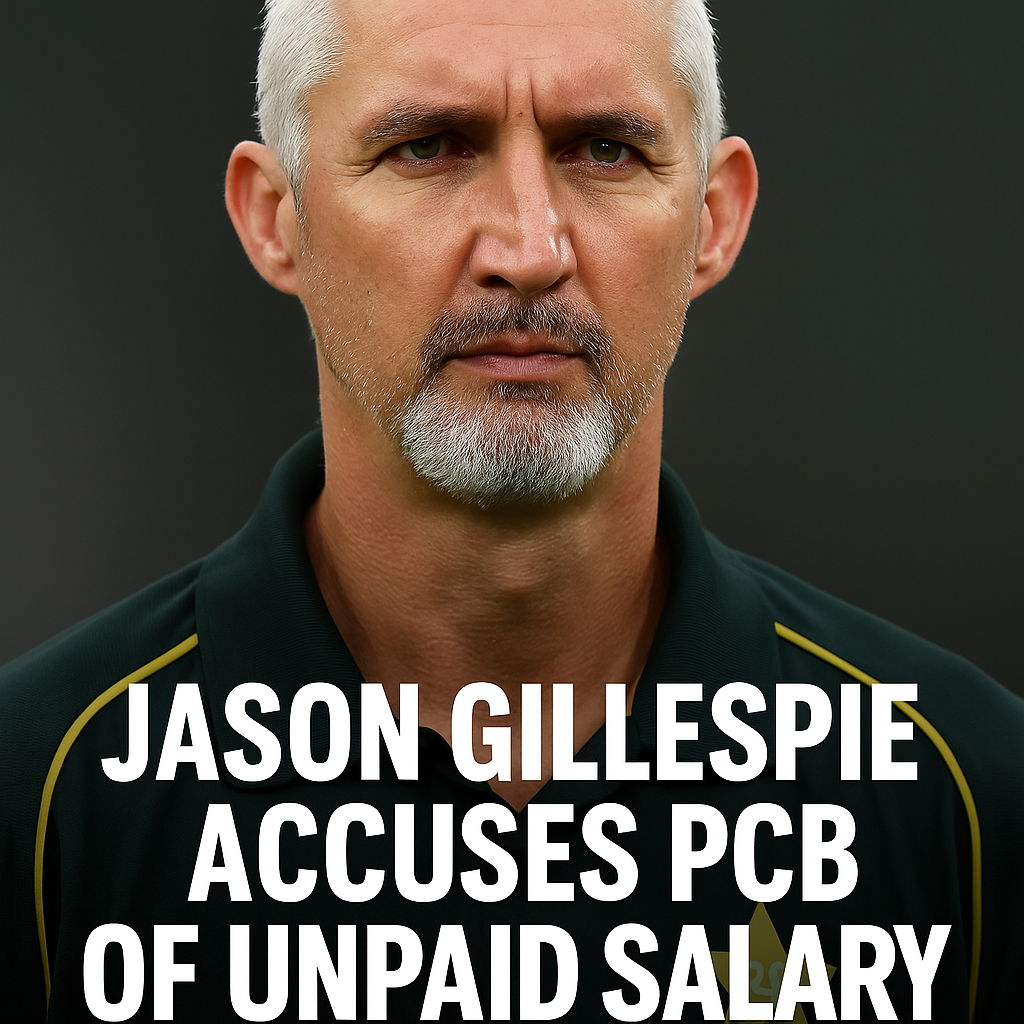 Jason Gillespie Accuses PCB of Withholding Salary — Cricket Board Responds
